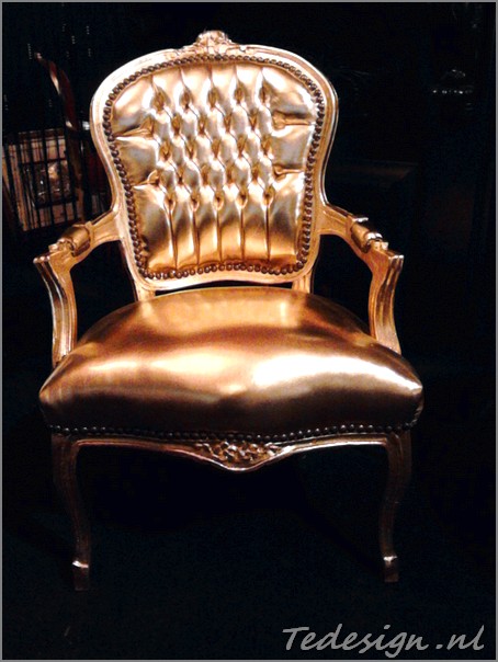 Oneerlijkheid Latijns dubbellaag Gouden barok stoel | TEDESIGN BAROK MEUBELEN